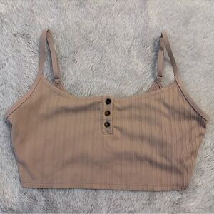 Aerie Scoop neck Crop Top